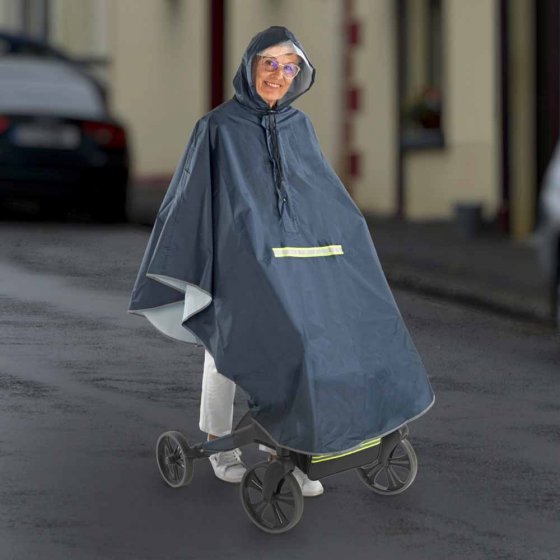 Cape de pluie pour rollator 