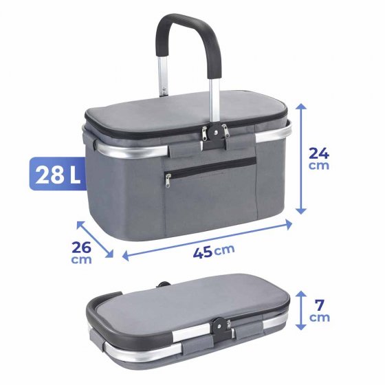 Boodschappenmand met koeltas 