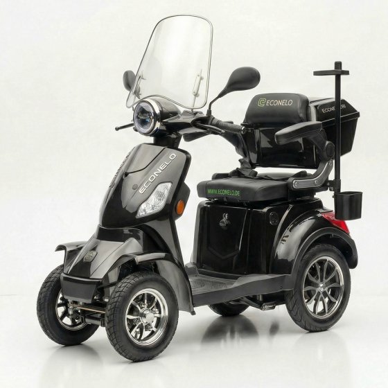 E-Mobile VENEZIA, 4 roues, batterie au lithium Noir