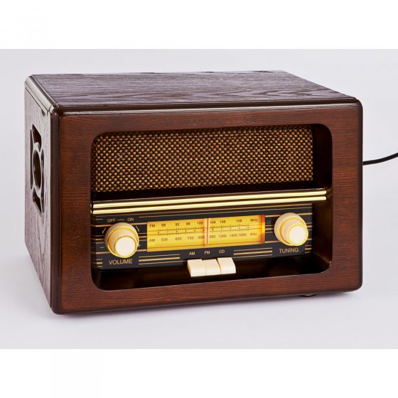 Nostalgische radio/cd-speler 