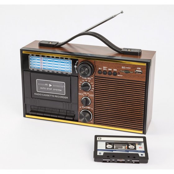 Wereldontvanger met recorder 