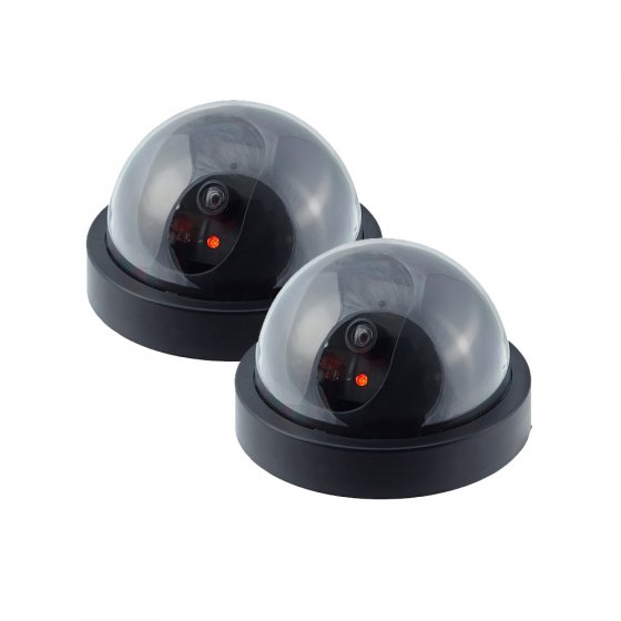 Caméra factice à détecteur de mouvements - Lot de 2 