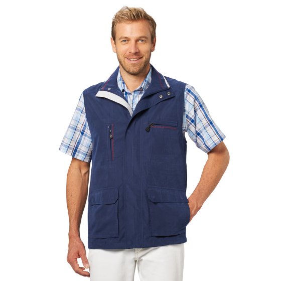 Veste maritime sans manches en microfibre 