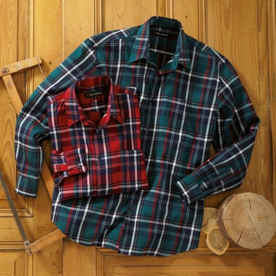 Chemise sergée repassage facile 