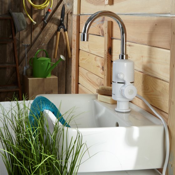 Doorstroomverwarmer-waterkraan 