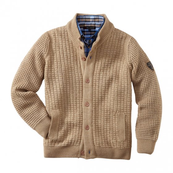 Veste en tricot au bel effet texturé 