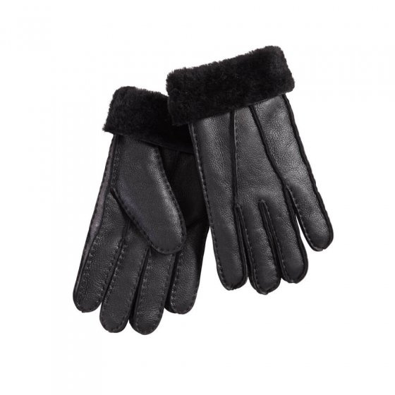 Handschoenen met lamsvacht L | Zwart