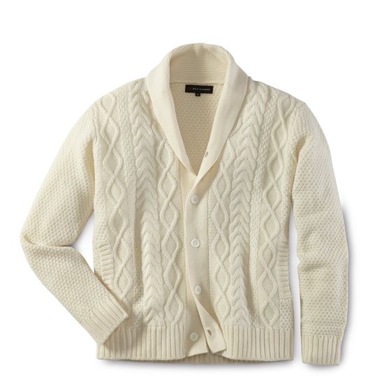Gilet  "Irlande"  à motif structuré 