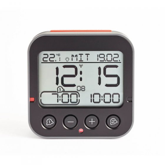 Radiografische wekker met sensor-nachtlicht 