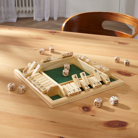 Houten omlegspel voor vier 