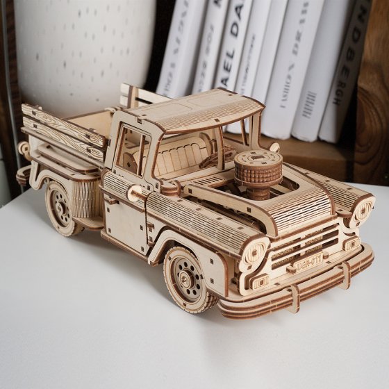 Maquette en bois camionnette 