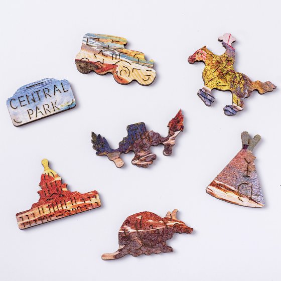 Houten puzzel ’Zonsondergang’ 