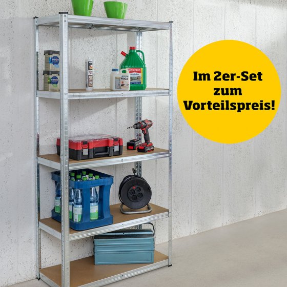 Rayonnage pour charges lourdes 875 kg 