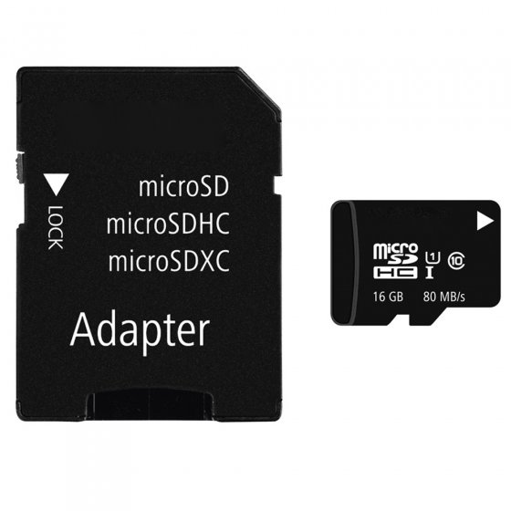 Bijpassende standaard-geheugenkaart 16 GB 