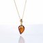 Chaîne avec pendentif en ambre - 1