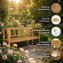 Bank in de rozentuin - 1
