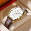 Herenhorloge met leren band - 1