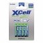Lot de 4 piles rechargeables Micro/AAA - 1
