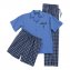 3-teiliger-Pyjama,blau,3XL - 1
