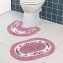 Tapis de bain et contour WC - 1