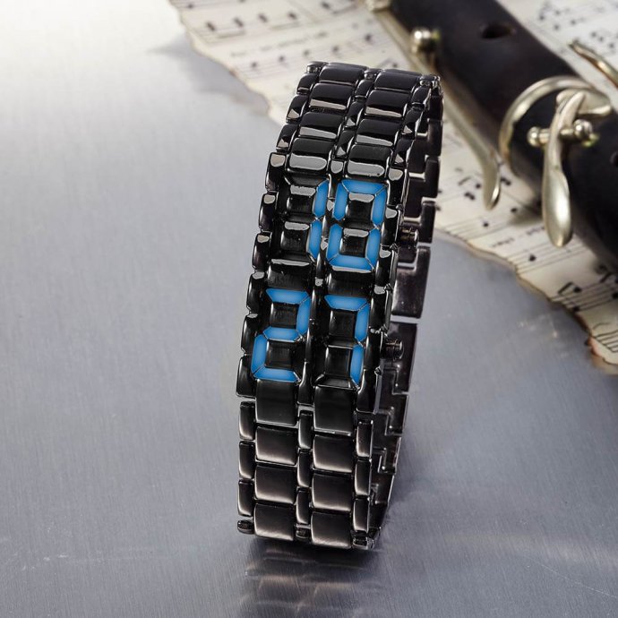 Het  "verborgen"  zwarte horloge