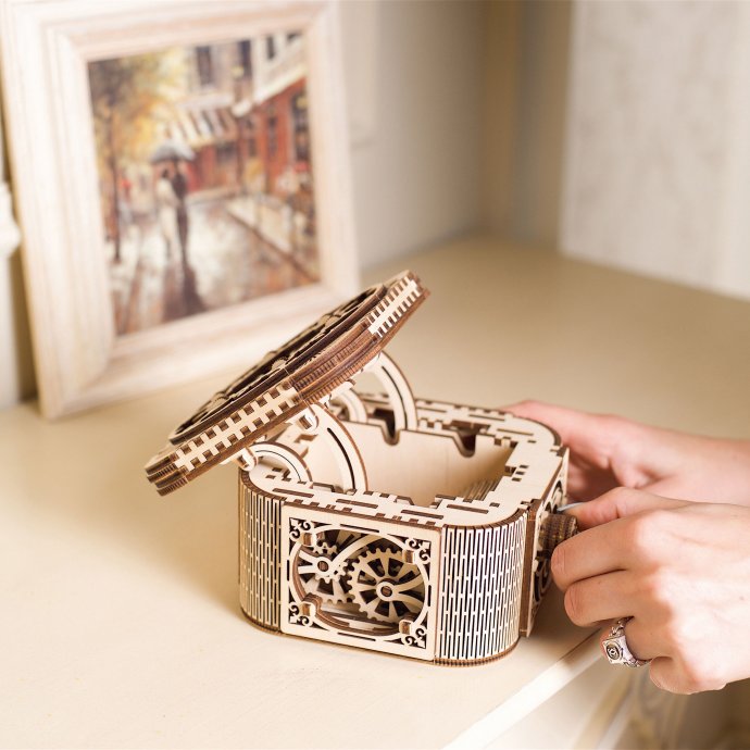 Houten model ’Schatkist’