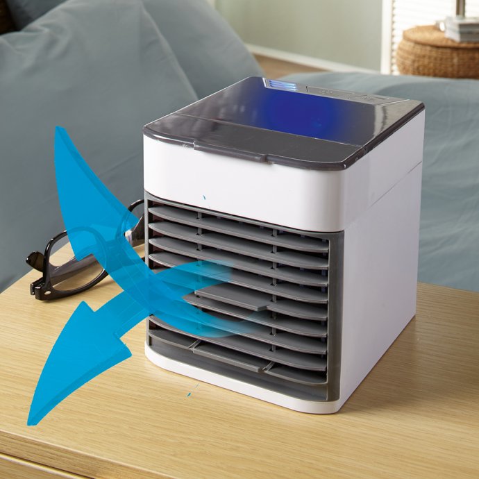 Mini-airco met sfeerverlichting