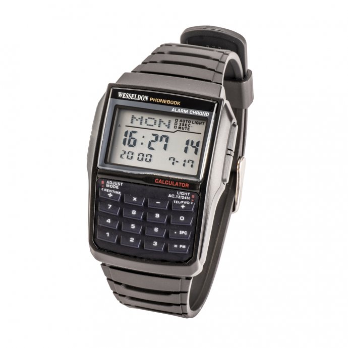 Digitaal horloge met rekenmachine 'Retro'