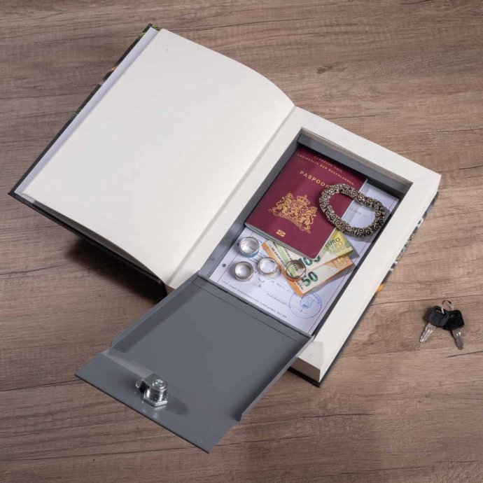 Boekkluis met echt papier 'Kookboek' XXL