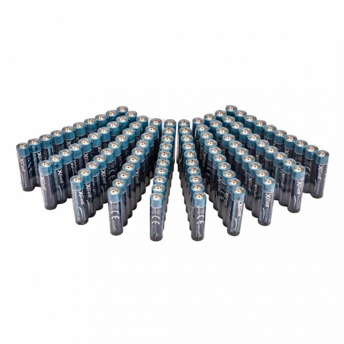 AAA-batterijen, 100 stuks