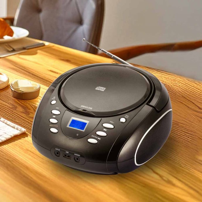 Draagbare cd-speler met DAB+-radio