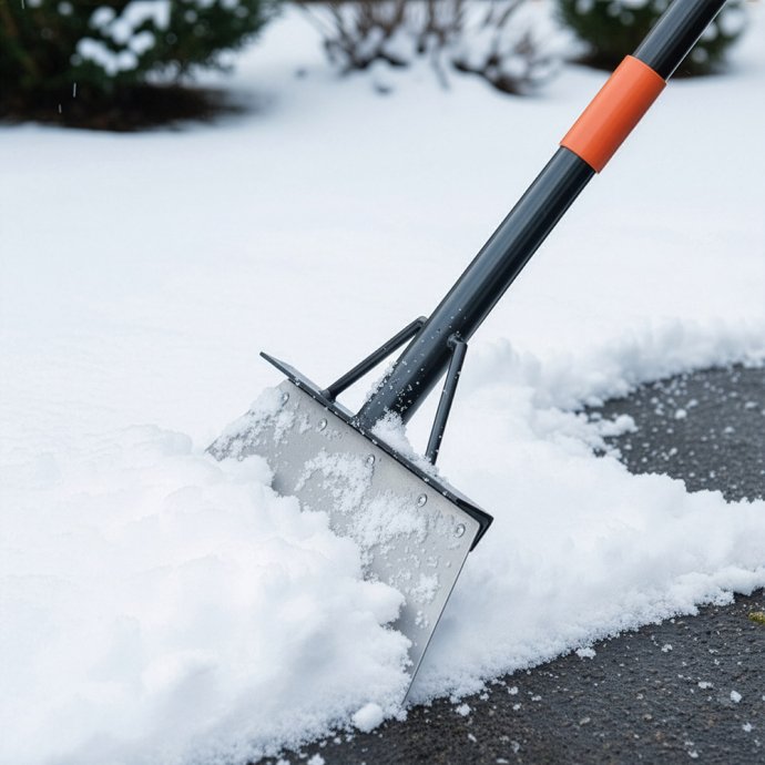 Pelle à tête plate