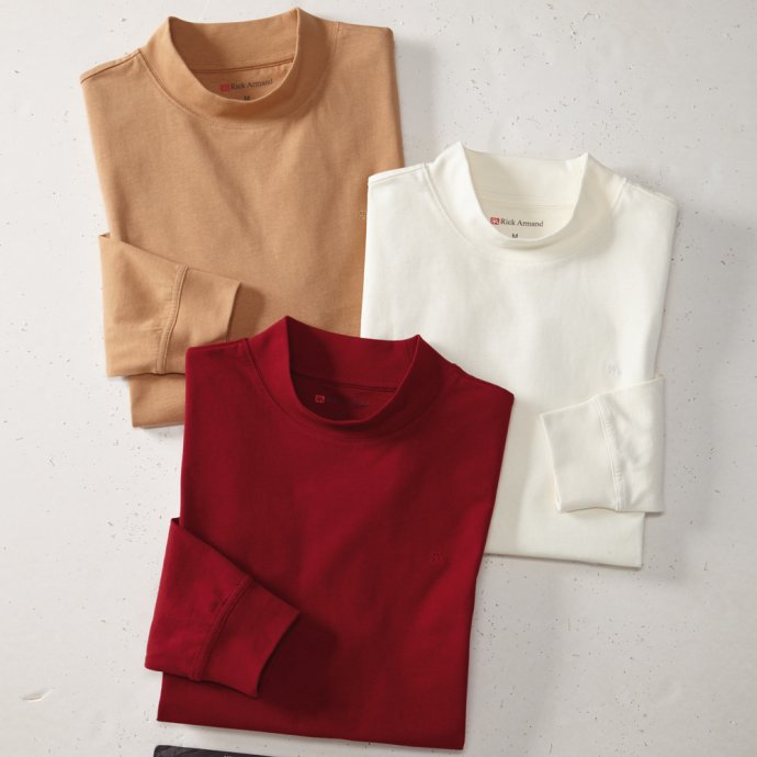 Shirt met opstaande kraag Pak van 3