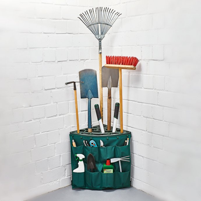 Hoekstandaard voor tuingereedschap