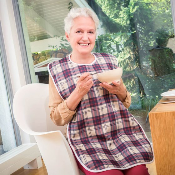 Bavoir pour adulte Rouge