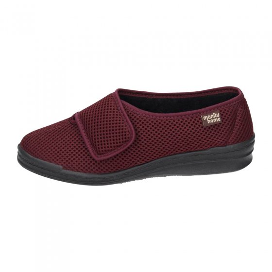 Chaussons femme à patte auto-agrippante 39 | Rouge