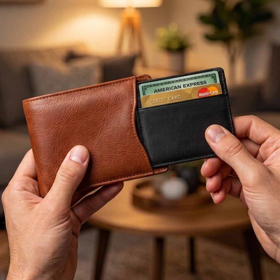 Elegante RFID-beveiligde portemonnee 