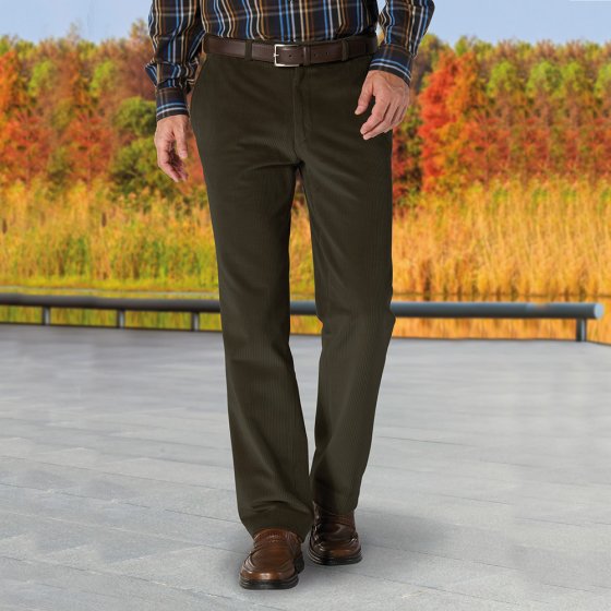 Pantalon en velours stretch 