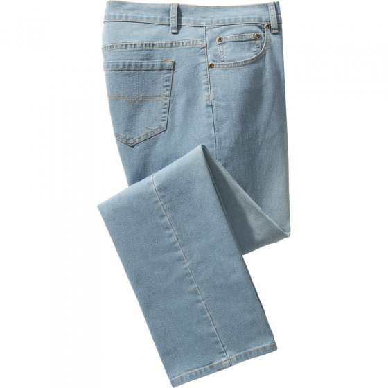 Heren-stretch-jeans in set 54 | Jeansblauw#Lichtblauw