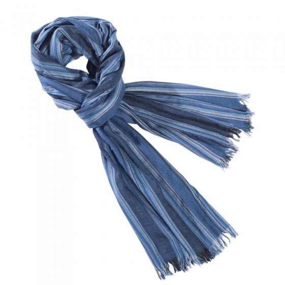 Kreuk-sjaal  | Blauw