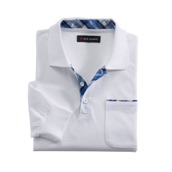T-shirt à manches longues en piqué de coton 
