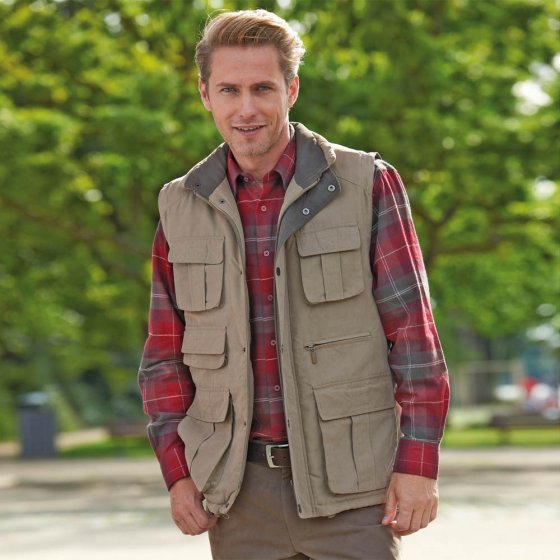 Veste 11 poches en microskin 