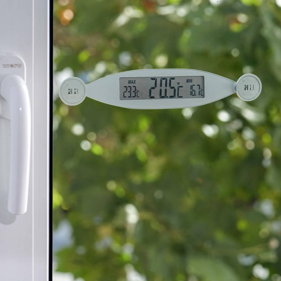 Thermomètre numérique pour fenêtre 