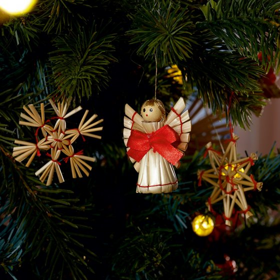 56-delige set strooien ornamenten 