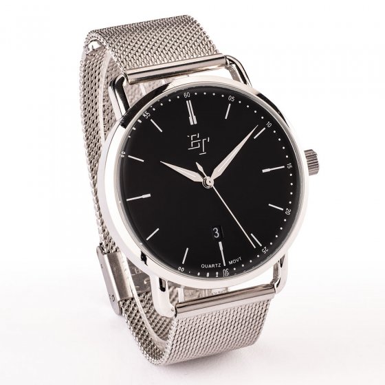 Montre en maille milanaise argentée 