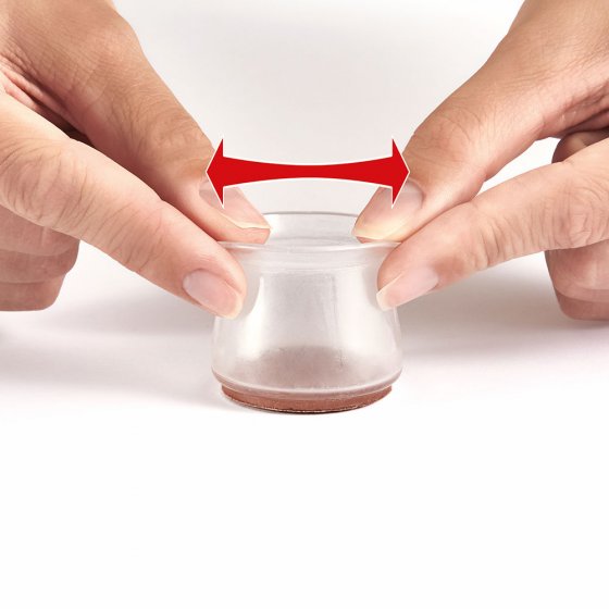 Embouts flexibles pour meubles Lot de 8