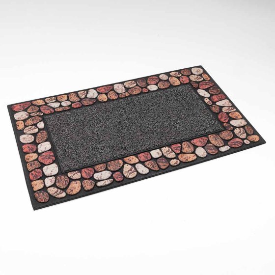 Steenlook deurmat Bruin