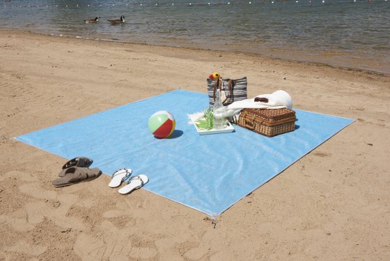 Natte de plage anti-sable 