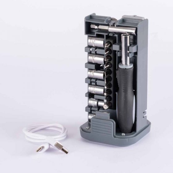 Lampe rechargeable avec outils 