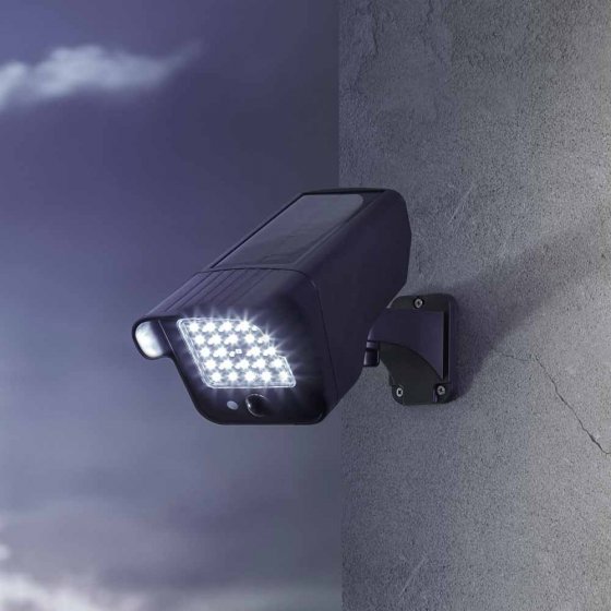 Op afstand bestuurbare cameradummy op zonne-energie 